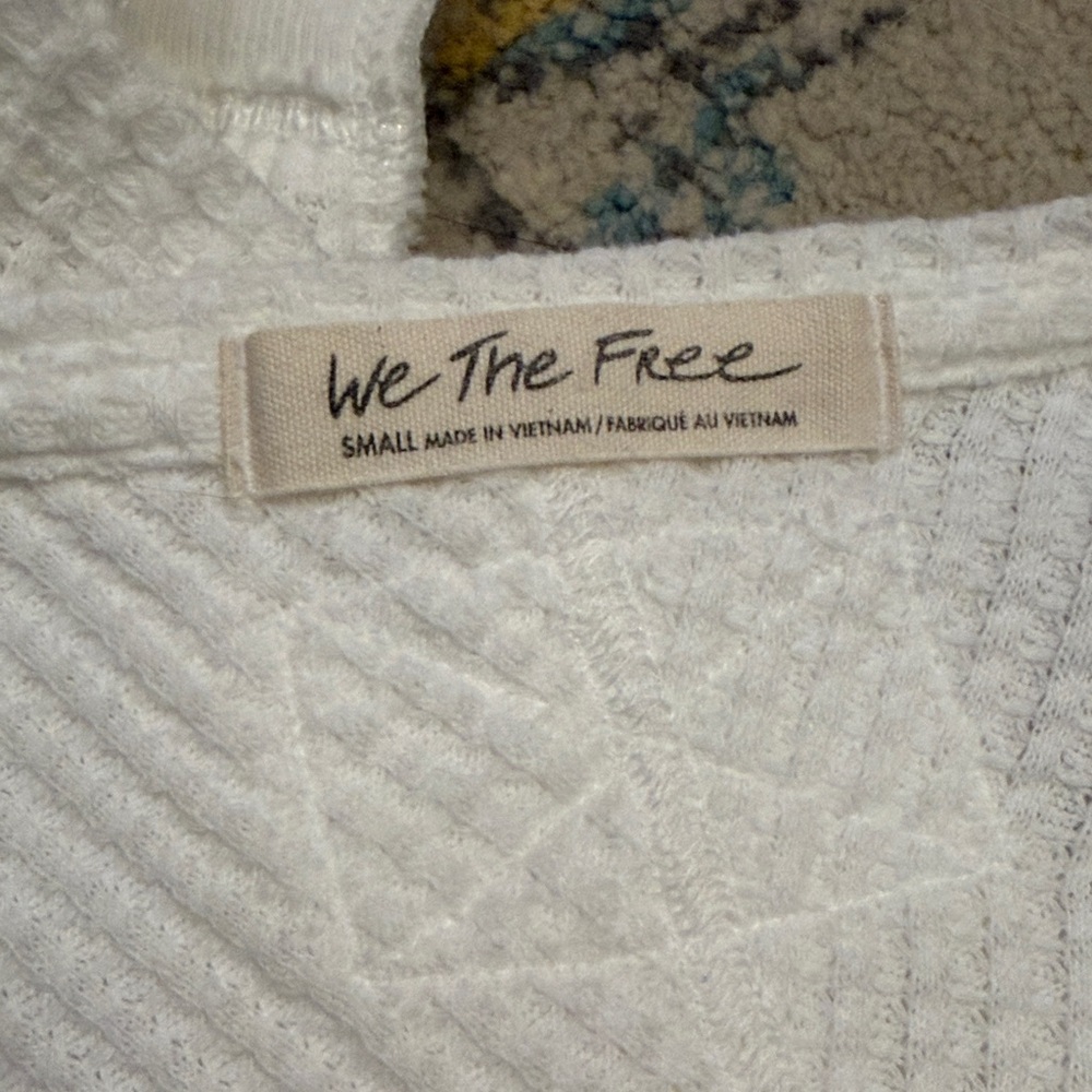 We The Free Textured Cream Sweater